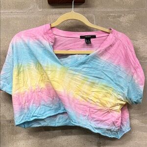 Forever 21 tie dye Crop Top